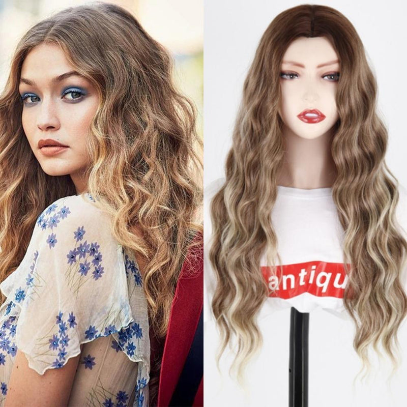 Peruca Lace Longa Ondulada Feminina Cabelo Natural